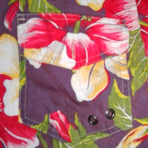 Men’s Polo Ralph Lauren Tropical Floral Swim Trunks Board cargo Shorts Size 36 l - Picture 3 of 5
